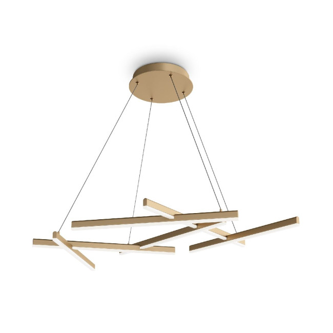 Подвесная люстра Maytoni Line MOD016PL-L80GK Подвесная люстра Maytoni Line MOD016PL-L80GK