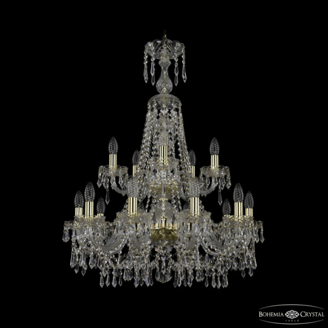 Подвесная люстра Bohemia Ivele Crystal 1403/10+5/240/XL-92/2d G Подвесная люстра Bohemia Ivele Crystal 1403/10+5/240/XL-92/2d G