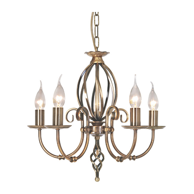 Подвесная люстра Elstead Lighting ART5-AGD-BRASS Подвесная люстра Elstead Lighting ART5-AGD-BRASS
