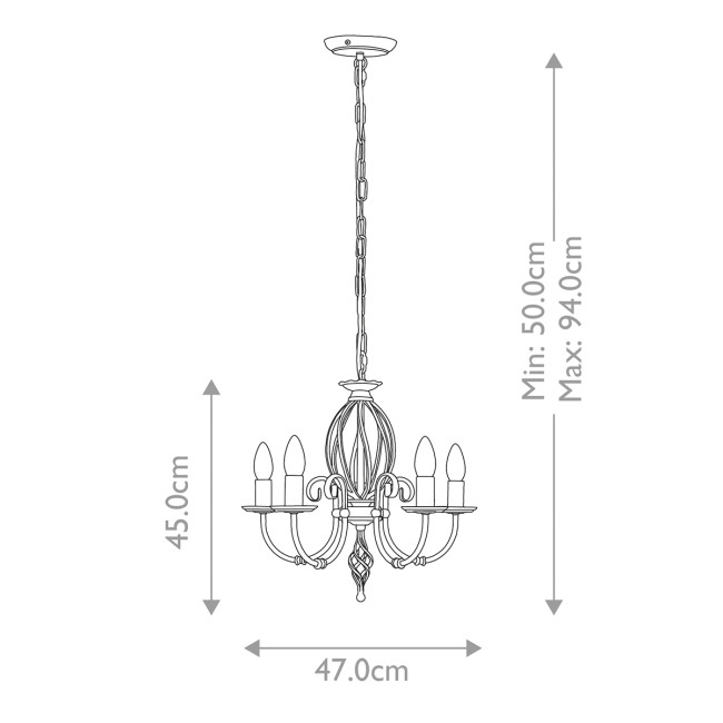 Подвесная люстра Elstead Lighting ART5-AGD-BRASS Подвесная люстра Elstead Lighting ART5-AGD-BRASS