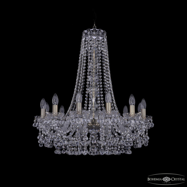 Подвесная люстра Bohemia Ivele Crystal 1409/12/240/h-76 Pa