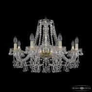 Подвесная люстра Bohemia Ivele Crystal 1409/8/240 G Подвесная люстра Bohemia Ivele Crystal 1409/8/240 G