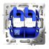 Розетка компьютерная двойная Voltum S70 VLS060204 (шелк) Розетка компьютерная двойная Voltum S70 VLS060204 (шелк)