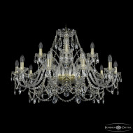 Подвесная люстра Bohemia Ivele Crystal 1411/10+5/360 G