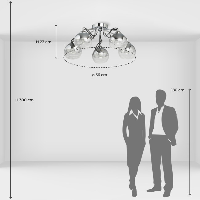 Потолочная люстра De Markt Вита 220013705 Потолочная люстра De Markt Вита 220013705