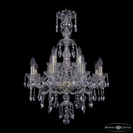 Подвесная люстра Bohemia Ivele Crystal 1415/8+4/200/XL-76 G
