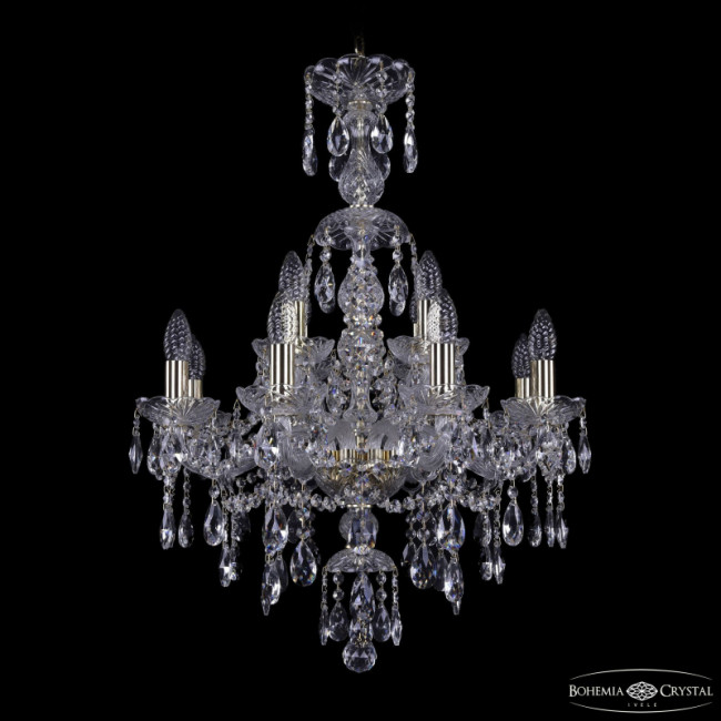 Подвесная люстра Bohemia Ivele Crystal 1415/8+4/200/XL-76 G Подвесная люстра Bohemia Ivele Crystal 1415/8+4/200/XL-76 G