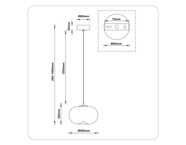 Подвесной светильник Ambrella Light High Light Modern LH11082