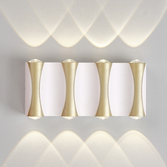 Уличный настенный светильник Crystal Lux CLT 022W4 WH-GO 4000K