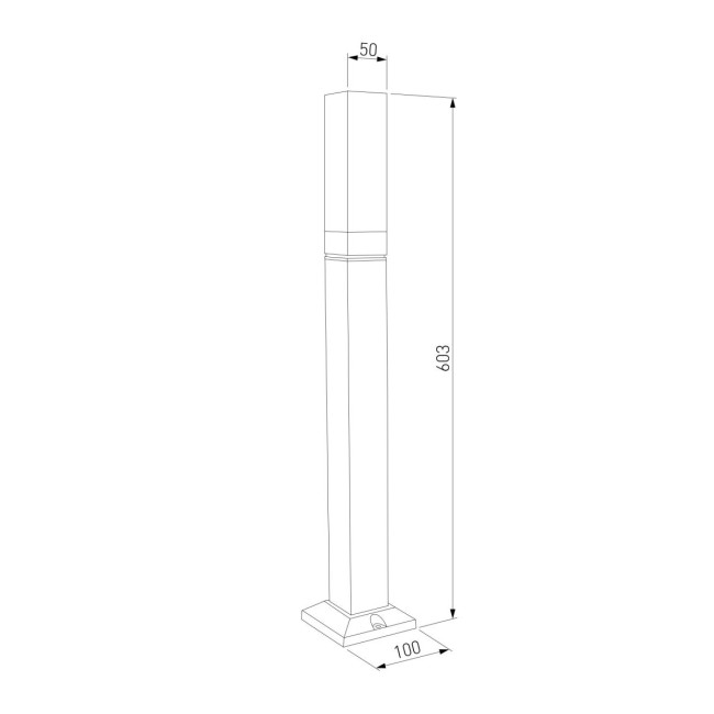 Ландшафтный светильник Elektrostandard 1537 TECHNO LED 3000K чёрный 4690389219214 a072069