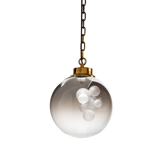 Подвесной светильник KG1148P brass/smoky Подвесной светильник KG1148P brass/smoky