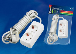 Удлинитель (02885) Uniel 2гн х 3м с/з Standard S-GCD2-3 Удлинитель (02885) Uniel 2гн х 3м с/з Standard S-GCD2-3