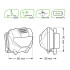Налобный светодиодный фонарь Gauss от батареек 60х40 100 лм GF306