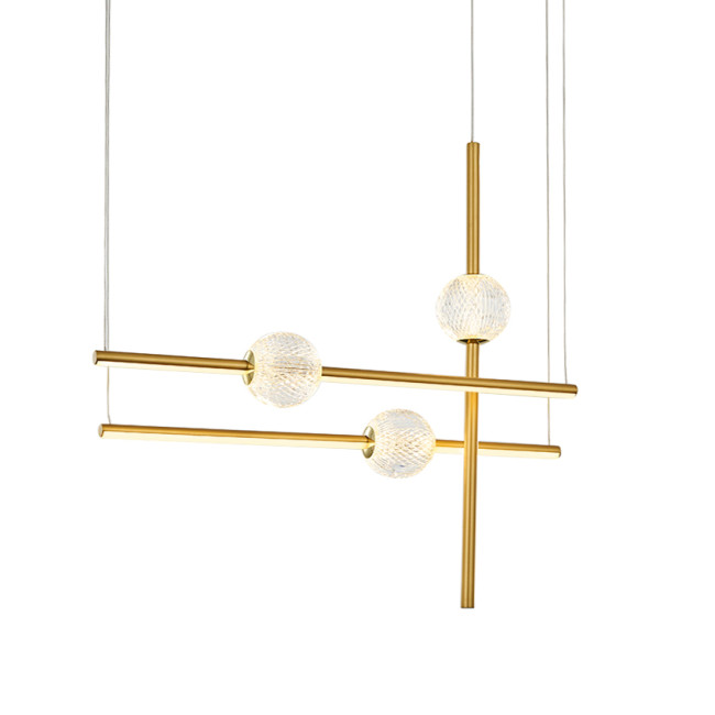 Подвесной светильник MD21001050-3B gold Подвесной светильник MD21001050-3B gold