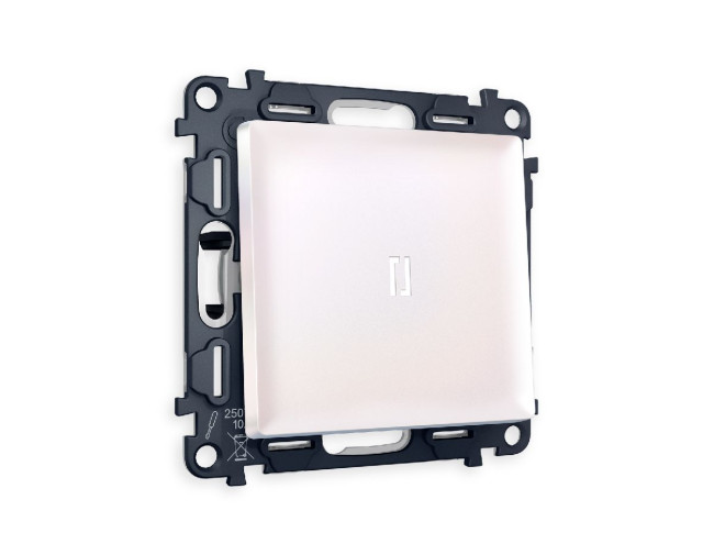 Комплект механизма 1-кл выключателя с подсветкой Ambrella Volt Alfa MA202015