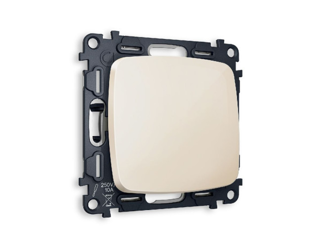 Комплект механизма 1-кл проходного выключателя Ambrella Volt Omega MO301020 Комплект механизма 1-кл проходного выключателя Ambrella Volt Omega MO301020