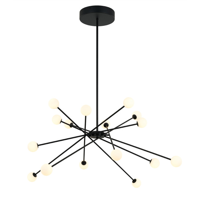 Люстра на штанге DeLight Collection MD19001025-16A black Люстра на штанге DeLight Collection MD19001025-16A black
