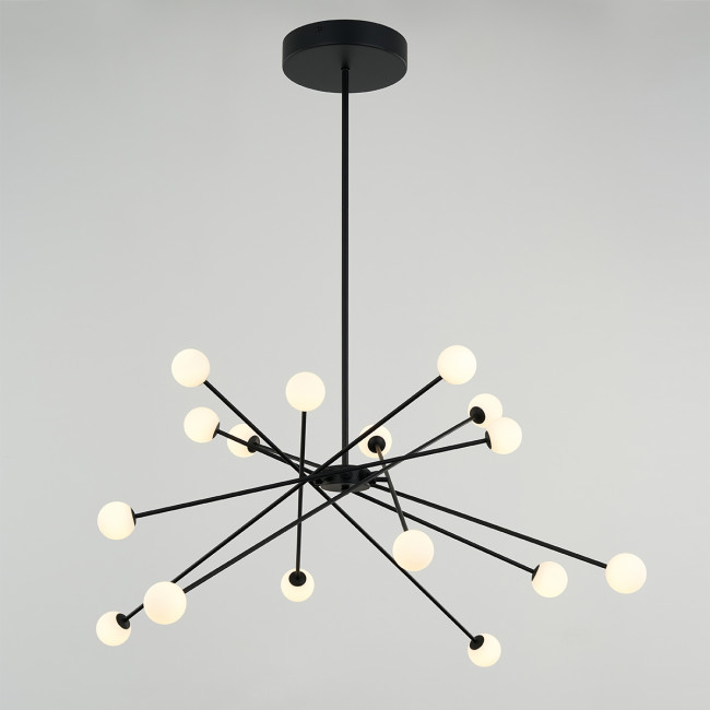 Люстра на штанге DeLight Collection MD19001025-16A black Люстра на штанге DeLight Collection MD19001025-16A black