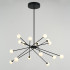 Люстра на штанге DeLight Collection MD19001025-16A black Люстра на штанге DeLight Collection MD19001025-16A black