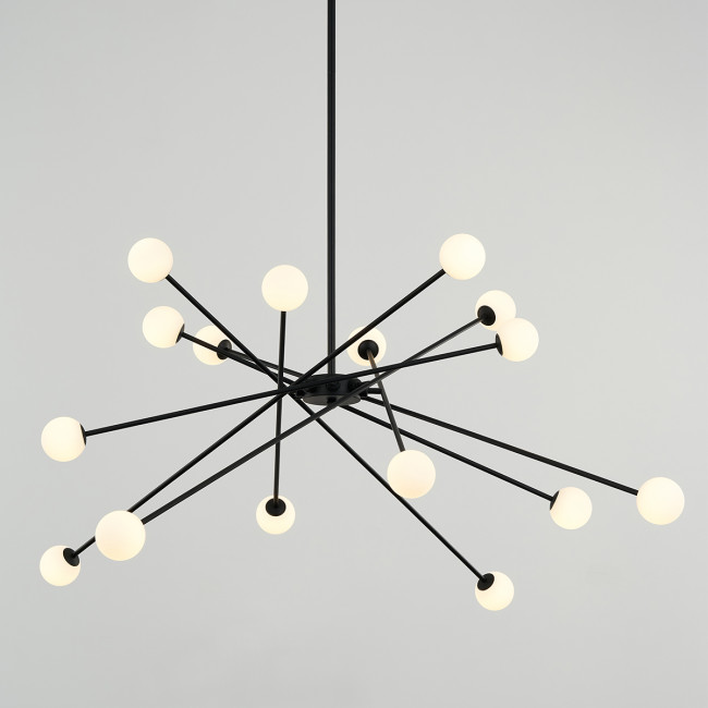 Люстра на штанге DeLight Collection MD19001025-16A black Люстра на штанге DeLight Collection MD19001025-16A black