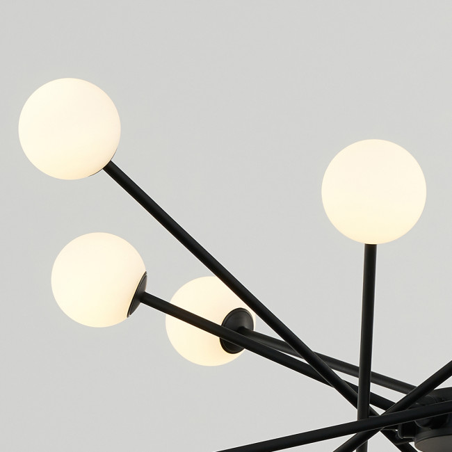 Люстра на штанге DeLight Collection MD19001025-16A black Люстра на штанге DeLight Collection MD19001025-16A black