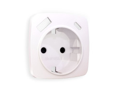 Лицевая панель для розетки с/з со шторками 2USB A+C Ambrella Volt Omega OP2100