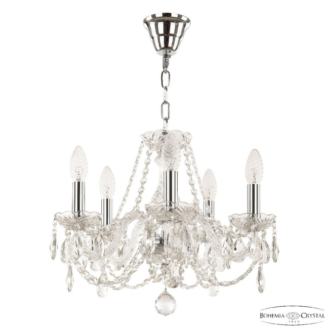 Подвесная люстра Bohemia Ivele Crystal 101/5/141 Ni Подвесная люстра Bohemia Ivele Crystal 101/5/141 Ni