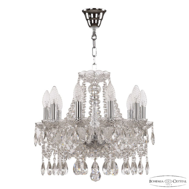 Подвесная люстра Bohemia Ivele Crystal 107/10/141 Ni Подвесная люстра Bohemia Ivele Crystal 107/10/141 Ni