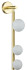 Настенный светильник Indigo Flusso 11025/3W Gold V000229 Настенный светильник Indigo Flusso 11025/3W Gold V000229