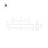 Трековый магнитный светильник Arlight MAG-ORIENT-FLAT-L350-12W Warm3000 (BK, 100 deg, 48V, DALI) 056154