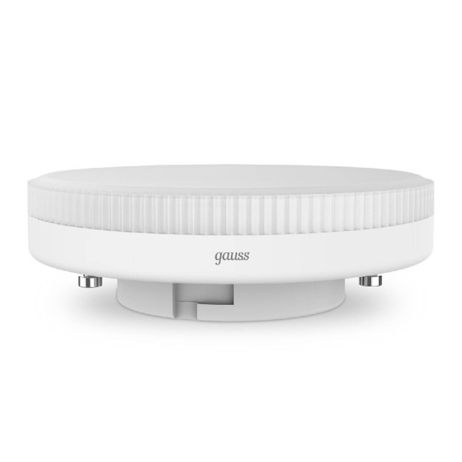 Лампа светодиодная диммируемая Gauss GX53 8W 3000K матовая 108408108-D Лампа светодиодная диммируемая Gauss GX53 8W 3000K матовая 108408108-D