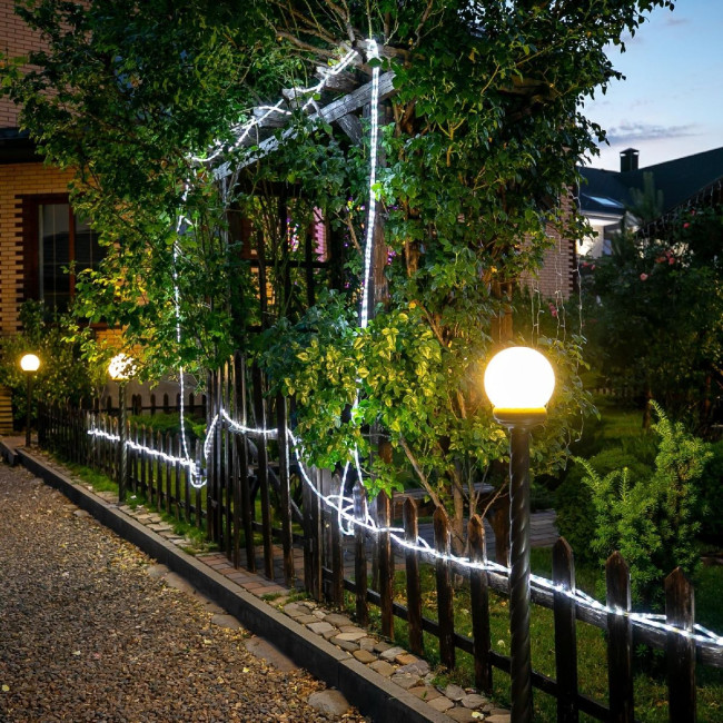 Уличная гирлянда Uniel ULD-D50 15M/С08 IP44 WHITE UL-00010907