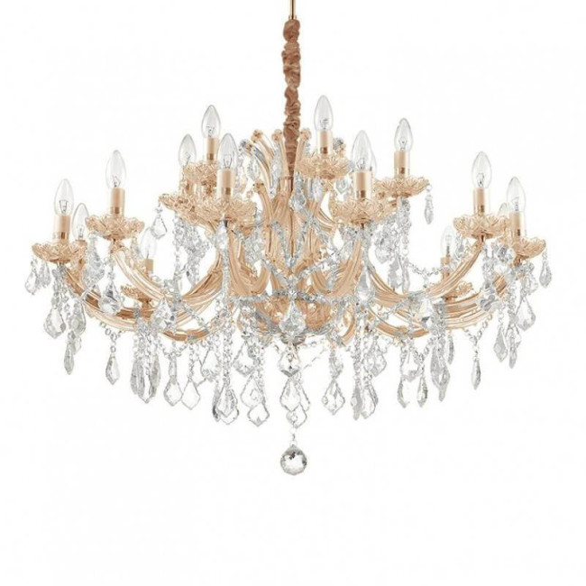 Подвесная люстра Ideal Lux Napoleon SP18 Oro 167411 Подвесная люстра Ideal Lux Napoleon SP18 Oro 167411