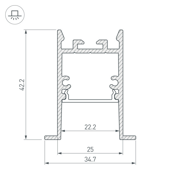 Профиль Arlight SL-COMFORT 031764