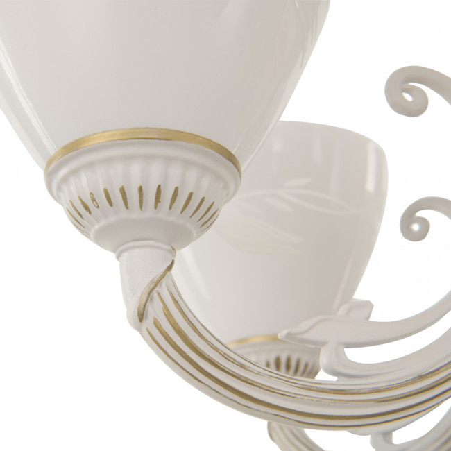 Подвесная люстра Arte Milano 343659/6 WT+G Подвесная люстра Arte Milano 343659/6 WT+G