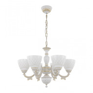 Подвесная люстра Arte Milano 343837/6 WT+G Подвесная люстра Arte Milano 343837/6 WT+G