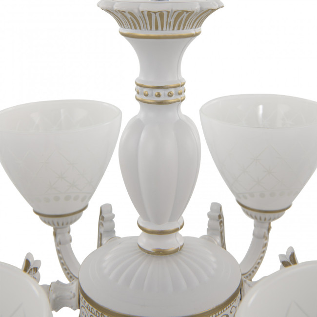 Подвесная люстра Arte Milano 343837/6 WT+G Подвесная люстра Arte Milano 343837/6 WT+G