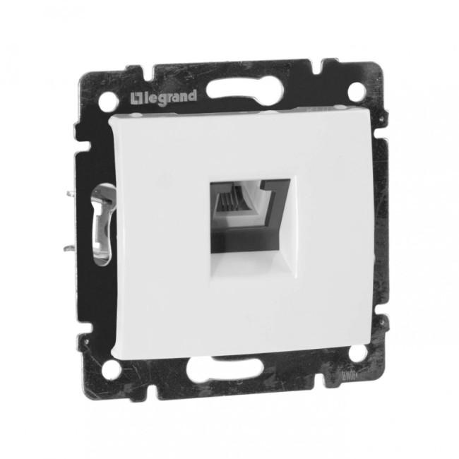 Розетка телефонная RJ11 Legrand Valena белая 774438 Розетка телефонная RJ11 Legrand Valena белая 774438