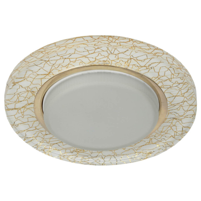 Встраиваемый светильник ЭРА DK80 WH/GD Б0019576 Встраиваемый светильник ЭРА DK80 WH/GD Б0019576