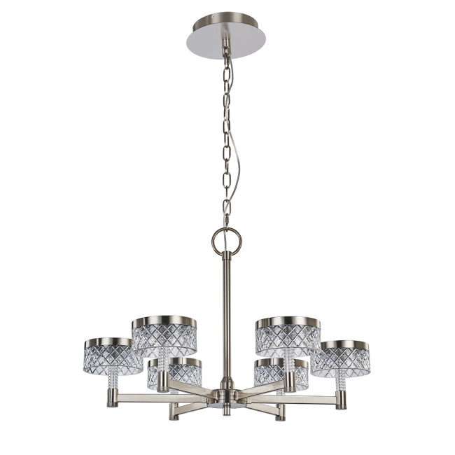 Подвесная люстра Delight Collection MD21020075 MD21020075-6A satin nickel Подвесная люстра Delight Collection MD21020075 MD21020075-6A satin nickel