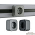 Трековая розетка Arte Milano Am-track-sockets 380022TS/ES Grey