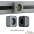 Трековая розетка Arte Milano Am-track-sockets 380022TS/ES Grey