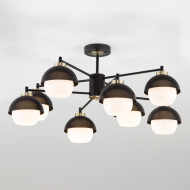 Люстра на штанге Eurosvet 70106/8 черный Smart a044935