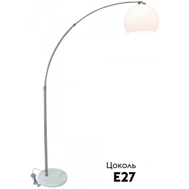 Торшер Arte Lamp Goliath A5822PN-1SS Торшер Arte Lamp Goliath A5822PN-1SS
