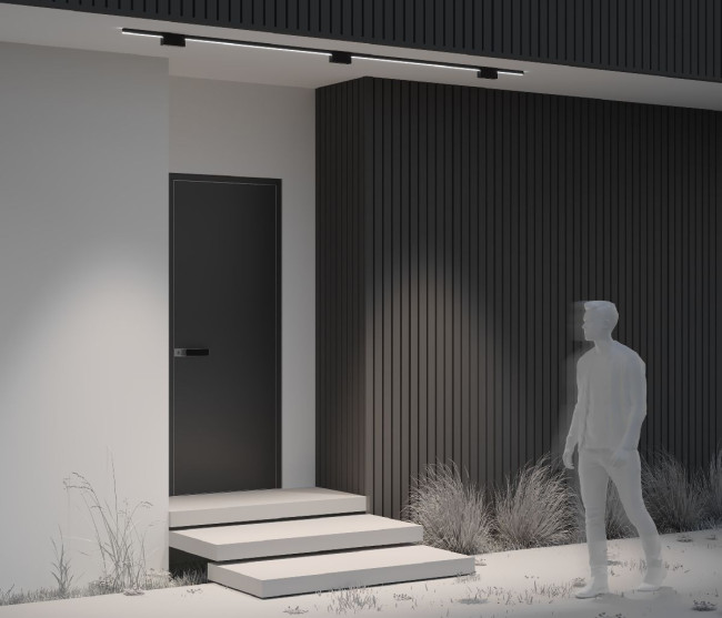 Уличный трековый светильник Maytoni Points O-TR01-2-S-10WB3K