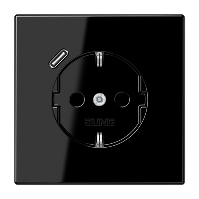 Розетка 2K+З USB Typ C Jung LS1520-18CSW Розетка 2K+З USB Typ C Jung LS1520-18CSW