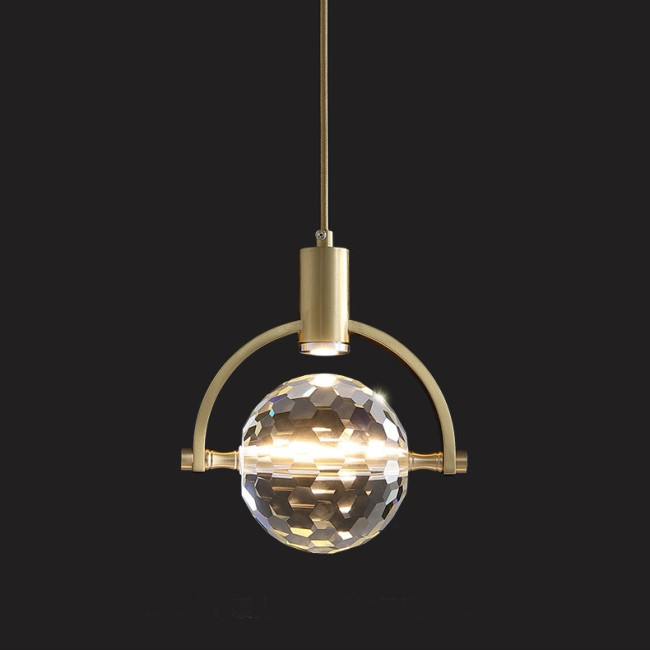Подвесной светильник DeLight Collection 2121P/A brass/clear Подвесной светильник DeLight Collection 2121P/A brass/clear