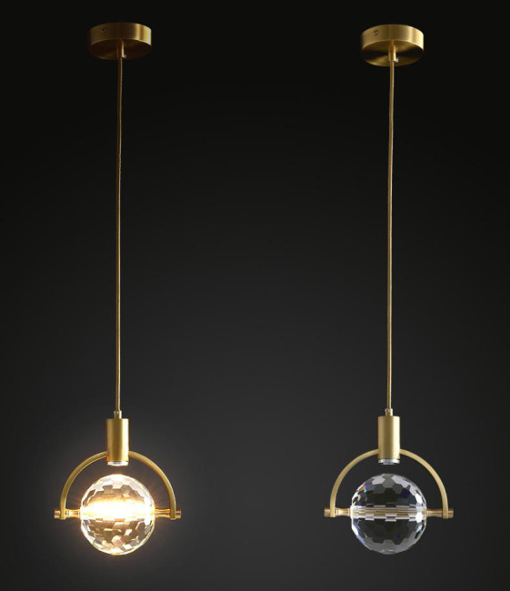 Подвесной светильник DeLight Collection 2121P/A brass/clear Подвесной светильник DeLight Collection 2121P/A brass/clear