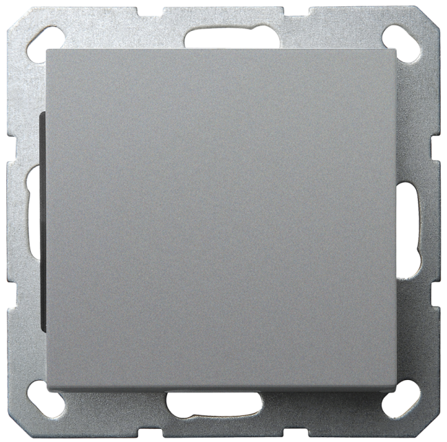 Накладка-заглушка Jasmart цвет алюминий в комплекте с суппортом G8001S Накладка-заглушка Jasmart цвет алюминий в комплекте с суппортом G8001S