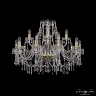 Подвесная люстра Bohemia Ivele Crystal 1403/10+5/300 G